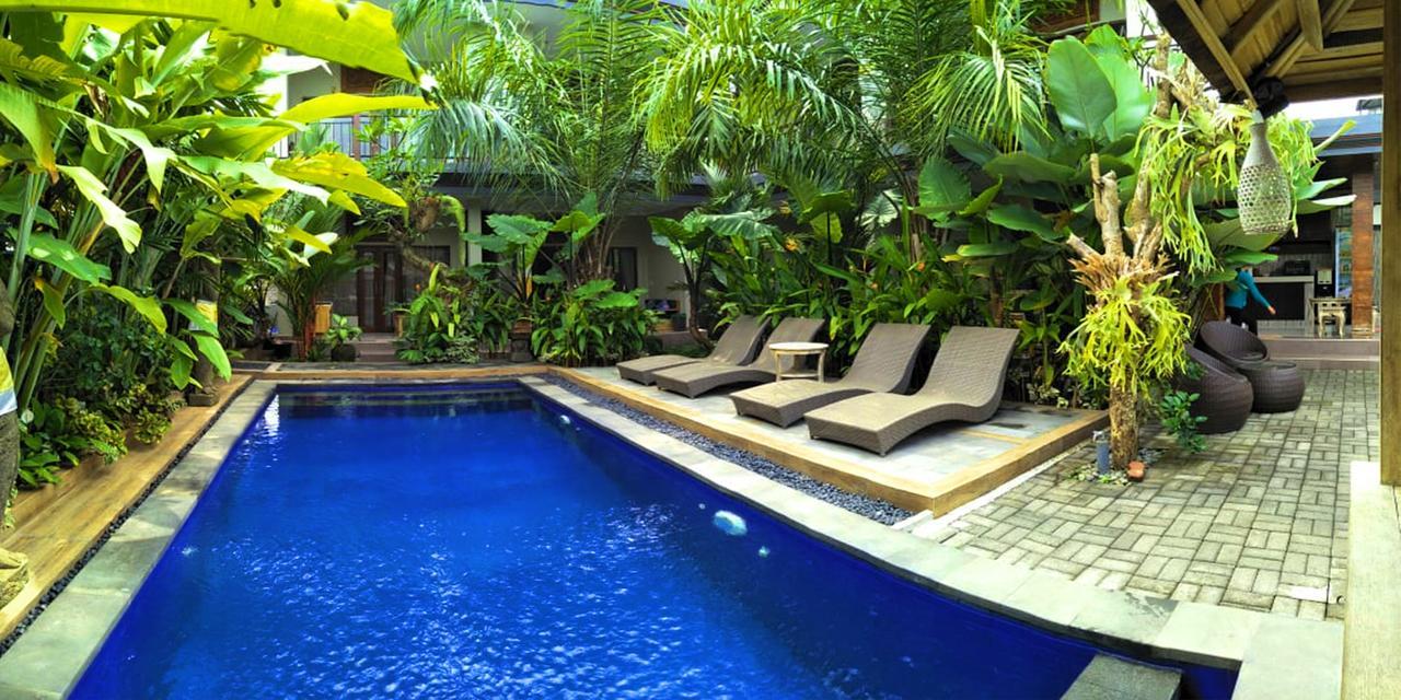 Lucky Family Cottage Ubud Eksteriør billede